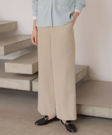 Springピーチ セミワイド パンツ