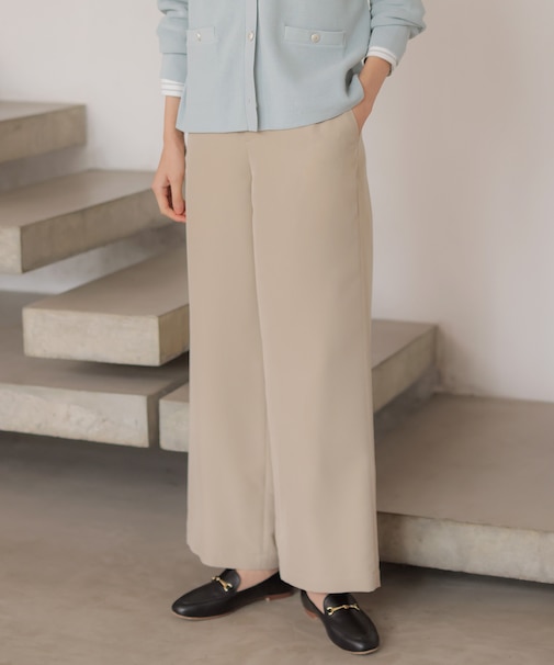 Springピーチ セミワイド パンツ