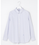 BEZコットンナイロン ストライプ シャツ ブラウス