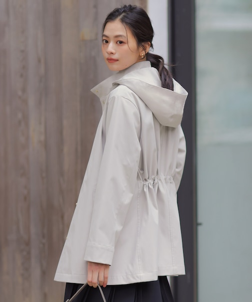 【2way】ドライツイルストレッチ フーデット アウター