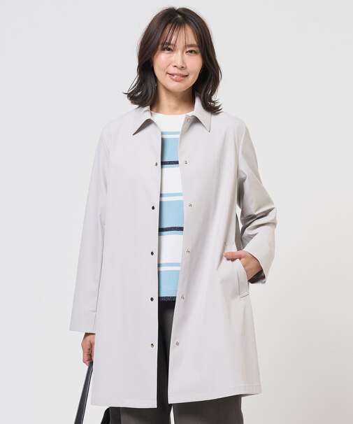 ドライツイルストレッチ ステンカラー コート