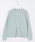 ORGANIC GASS COTTON クルーネック カーディガン