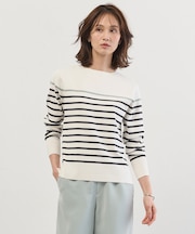 Rayon Stretch Border ニット