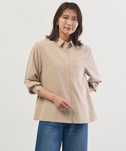 Springピーチ ブラウス