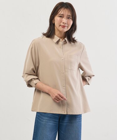 Springピーチ ブラウス