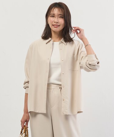 Springピーチ ブラウス