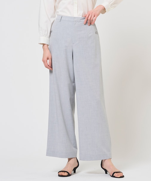 トロピカルストレッチ ワイド パンツ