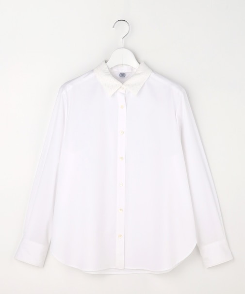 【WEB限定カラーあり・2way】エステネージュ TYPEWRITER STRIPE シャツ