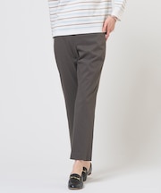 【WEB限定カラーあり】セルロースリネンストレッチ テーパード パンツ