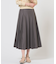 【WEB限定カラーあり】TC ライトタンブラー プリーツ スカート