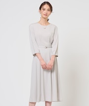 トリアセスムース フレア ワンピース