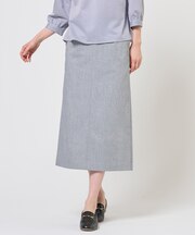 TCリネン ドライツイル ナロー スカート