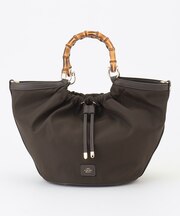 【2way】ギャザーバンブー トート バッグ