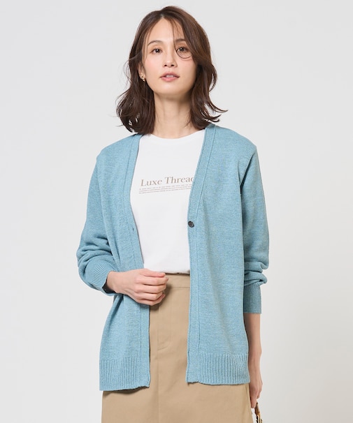 DRY COMFORT Vネック カーディガン