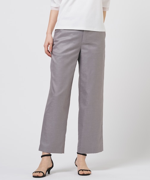 OXIJEWEL ストレッチ ストレート パンツ