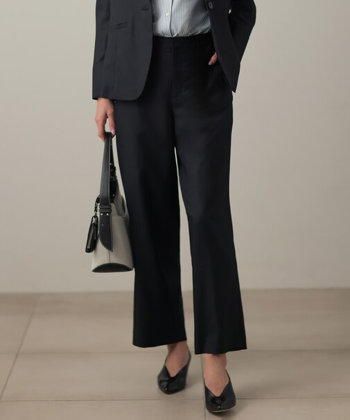 OXIJEWEL ストレッチ ストレート パンツ