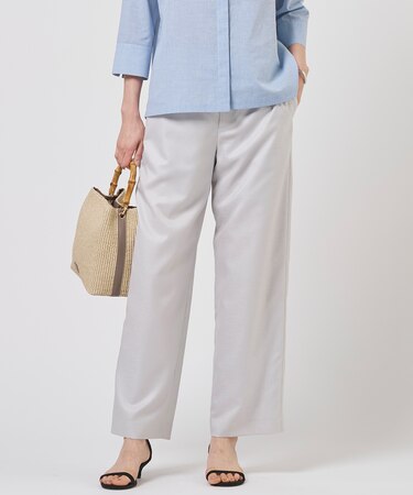 OXIJEWEL ストレッチ ストレート パンツ