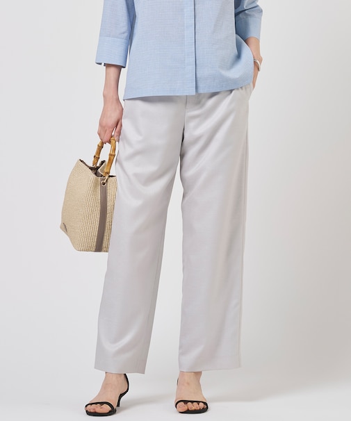 OXIJEWEL ストレッチ ストレート パンツ