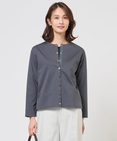 40Gポンチ クルーネック カーディガン