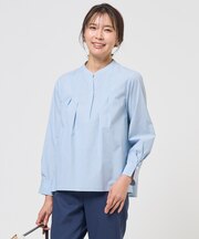 【WEB限定カラーあり】コンパクトエステネージュ スキッパー ブラウス