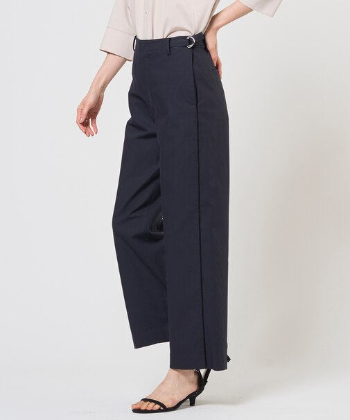 TCリネン ドライツイル ストレート パンツ