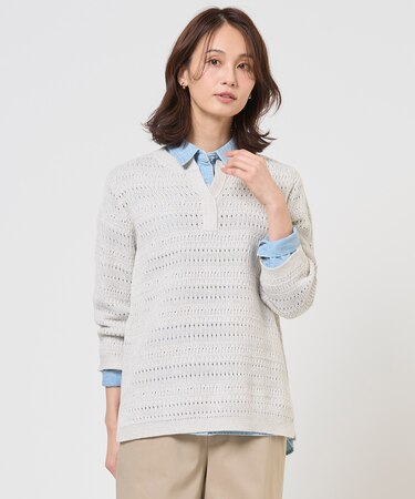 CROCHET LIKE PATTERN スッキパー ニット