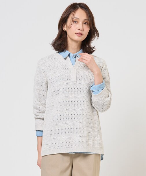 CROCHET LIKE PATTERN スッキパー ニット