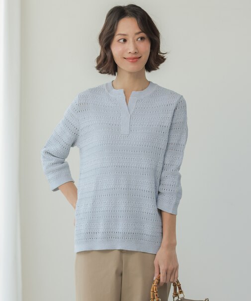 CROCHET LIKE PATTERN スッキパー ニット