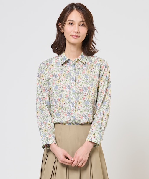 Liberty Rachel & Michelle シャツカラー ブラウス