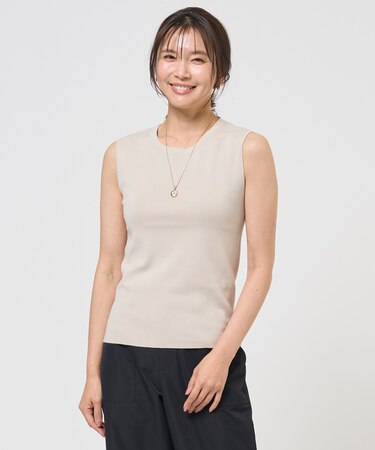FINE COTTON SLEEVELESS タンクトップ