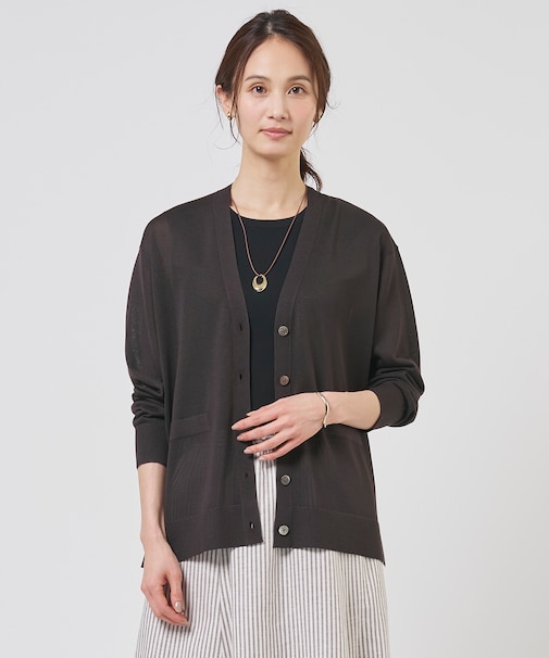 Vis/Pe スパーク ニット カーディガン