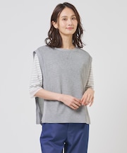 Vis/Pe スパーク ニット ベスト