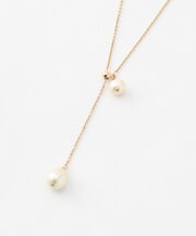 コットンパール ラリエット ネックレス