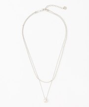 ドロップ 2連 ネックレス