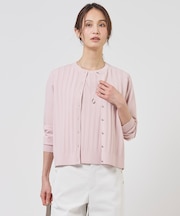 Rayon Elite Stretch クルーネック カーディガン