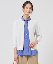 Lace Jacquard ニット ブルゾン