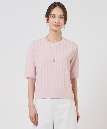 Rayon Elite Stretch クルーネック ニット