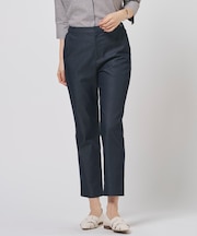 【WEB限定カラーあり】TCシャンブレーサテンST テーパード パンツ