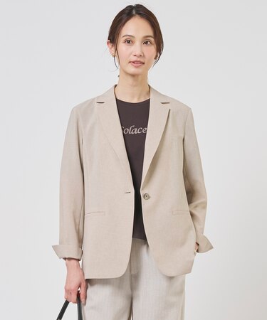 【人気素材・季節の変わり目に】BREEZE COOL トロ テーラード ジャケット