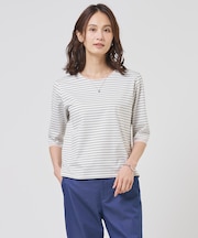 スムースジャージー ボーダー カットソー