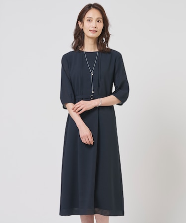 シアーブロックチェック ワンピース