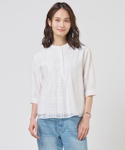 シアーチェック カットソー