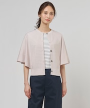 COTTON ACETATE DRY バタフライスリーブ カーディガン