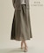 【WEB限定・セット着用可】リネン フレア スカート