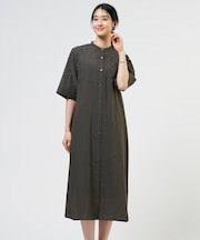 【WEB限定カラーあり】エンブロイダリー シャツ ワンピース