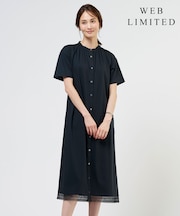 【WEB限定】プレーティングジャージー ワンピース