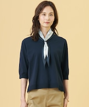 【2WAY・シーンレスに活躍】SCARF KNIT Vネック ニット