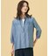 【シーンレスに活躍】ウォッシャブルキュプラツイル タックデザイン ブラウス