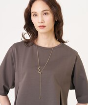 カーブライン ラリエット ネックレス