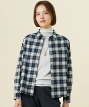 コットン 起毛 タータン チェック シャツ